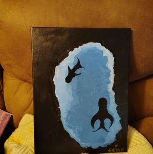 Abstract Ocean Life Canvas Art